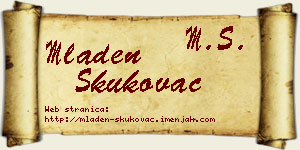 Mladen Skukovac vizit kartica